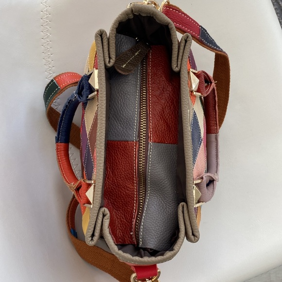 New Handmade Patchwork Hand-Crossbody Bag - Picture 5 of 8